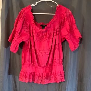 Pink Blouse, with attached camisole